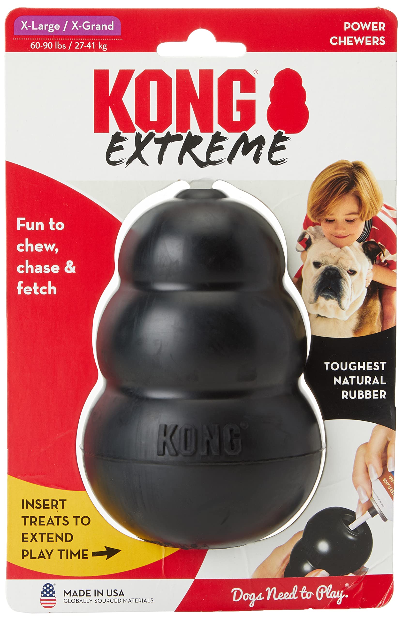 KONG Extreme — jouet-chien-xlarge durable pour mâcher et lancer