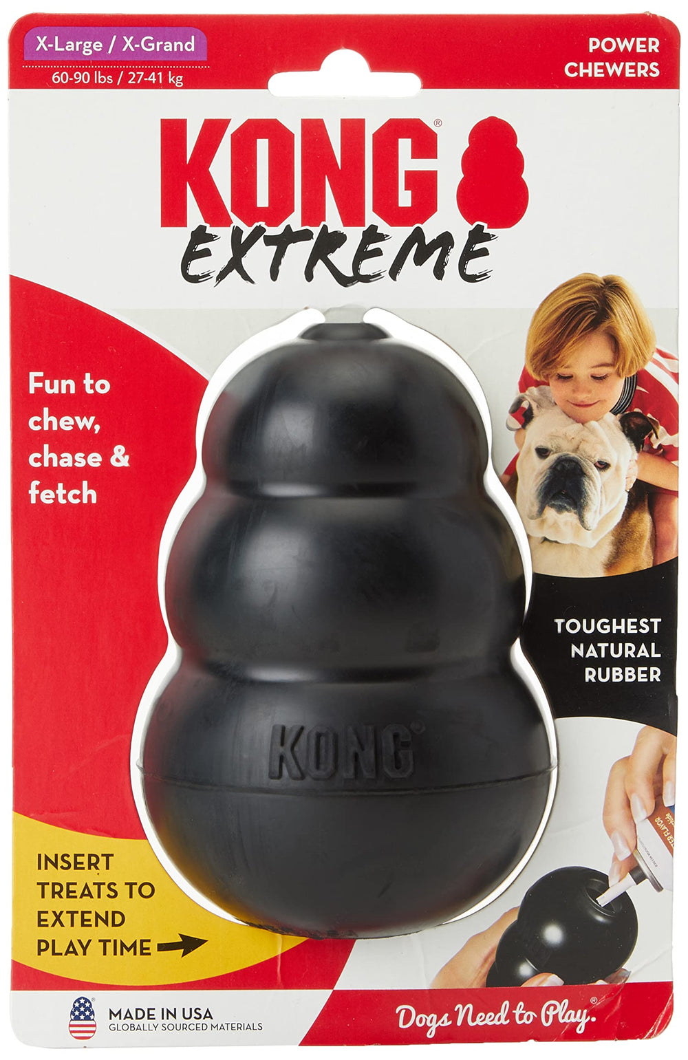 KONG Extreme — jouet-chien-xlarge durable pour mâcher et lancer
