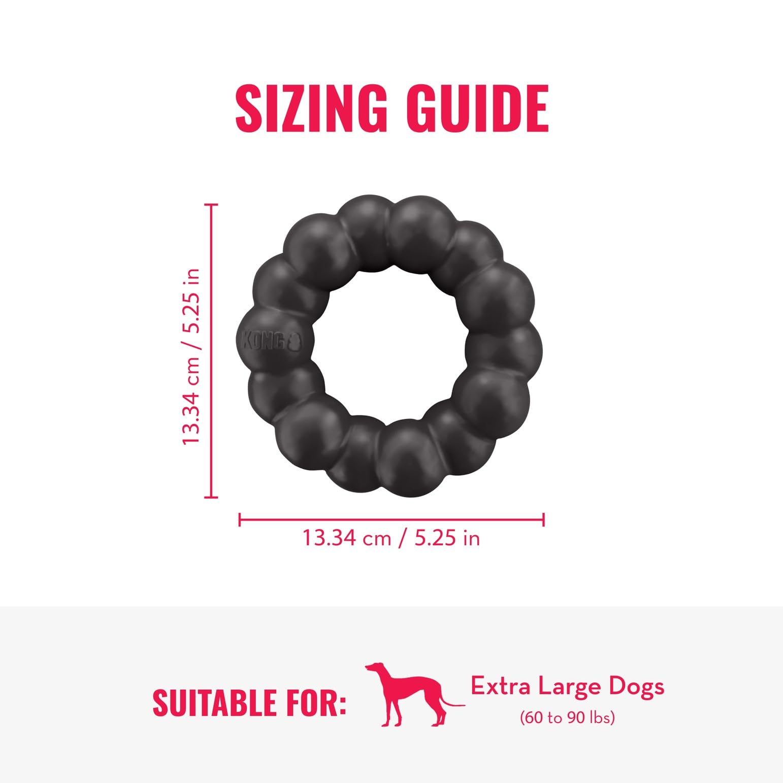 KONG Extreme Ring: conçu pour les chiens XL, durable et facile à utiliser