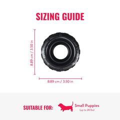 KONG Extreme Tires utilisé aussi bien en intérieur qu'en extérieur.