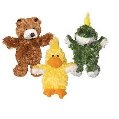 KONG ours avec sifflet et faible rembourrage pour petits chiens.