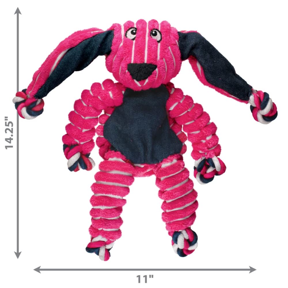 KONG Floppy Knots, construction durable prête pour des sessions énergiques.