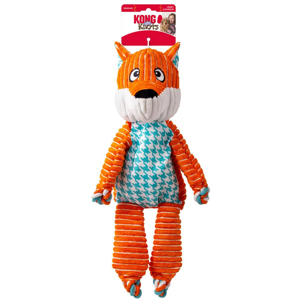 KONG Floppy Knots - design durable: jouet robuste pour chiens actifs, sans bourrage.