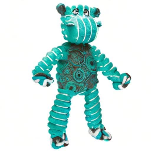 KONG Floppy Knots: prise-en-bouche pratique pour transporter le jouet.