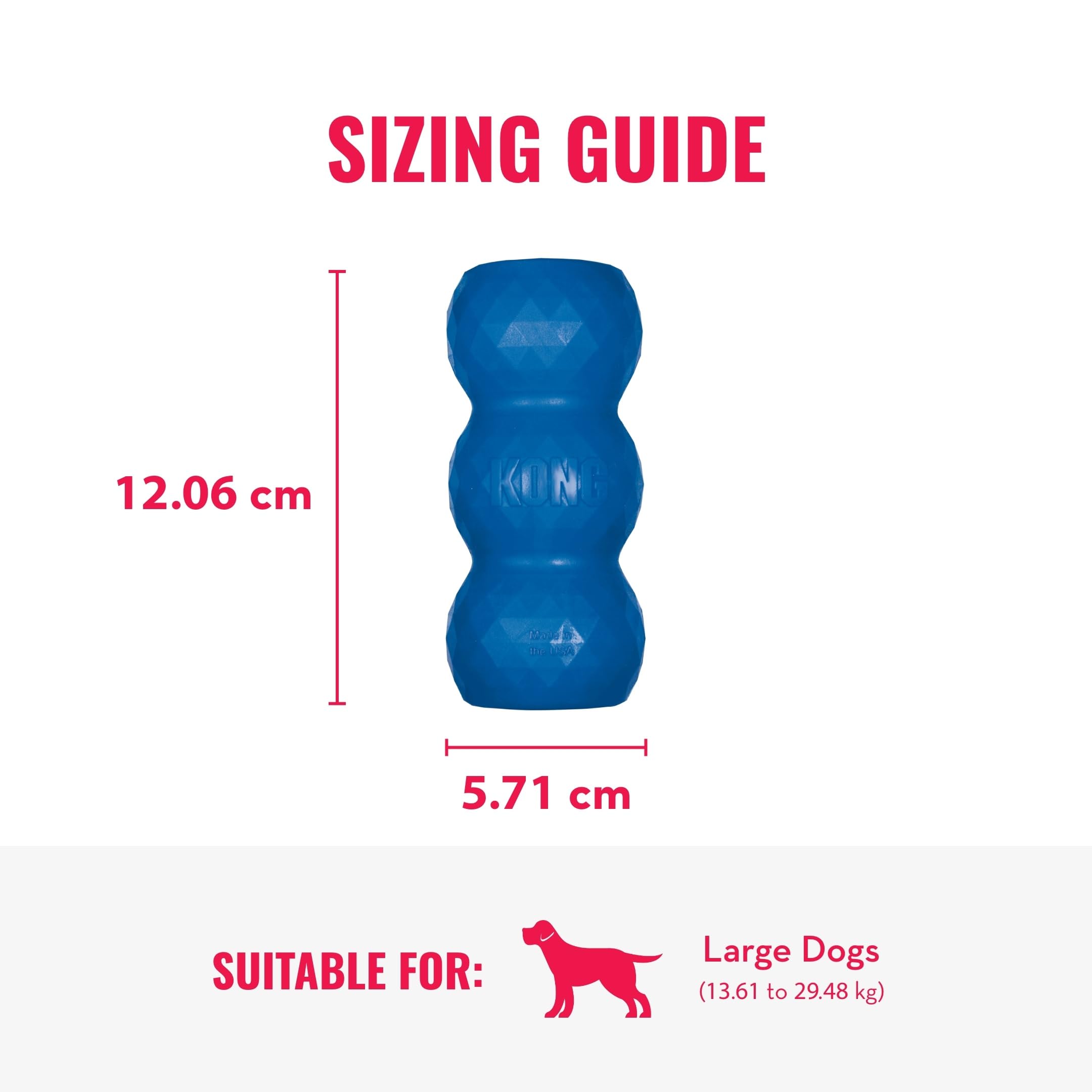 KONG Genius Mike – jouet puzzle robuste pour dents et gencives.