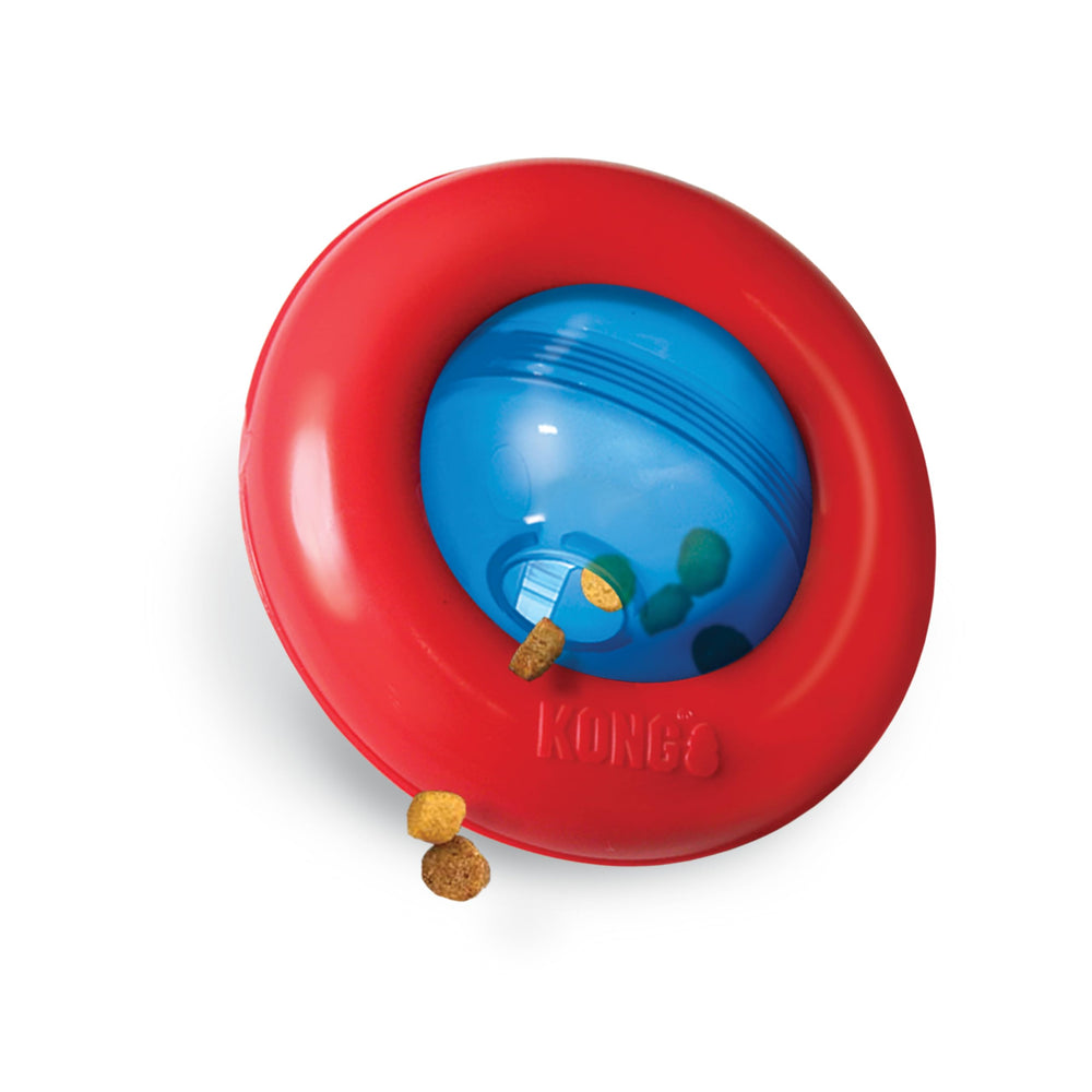 KONG Gyro, distributeur de friandises, récompense le jeu et encourage l'exercice