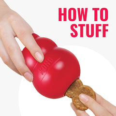 Stimulation mentale offerte par KONG Jerky Poulet lors des jeux.