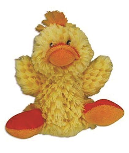 Texture douce du Kong Low Stuffing Canard, réconfortante lors des jeux.