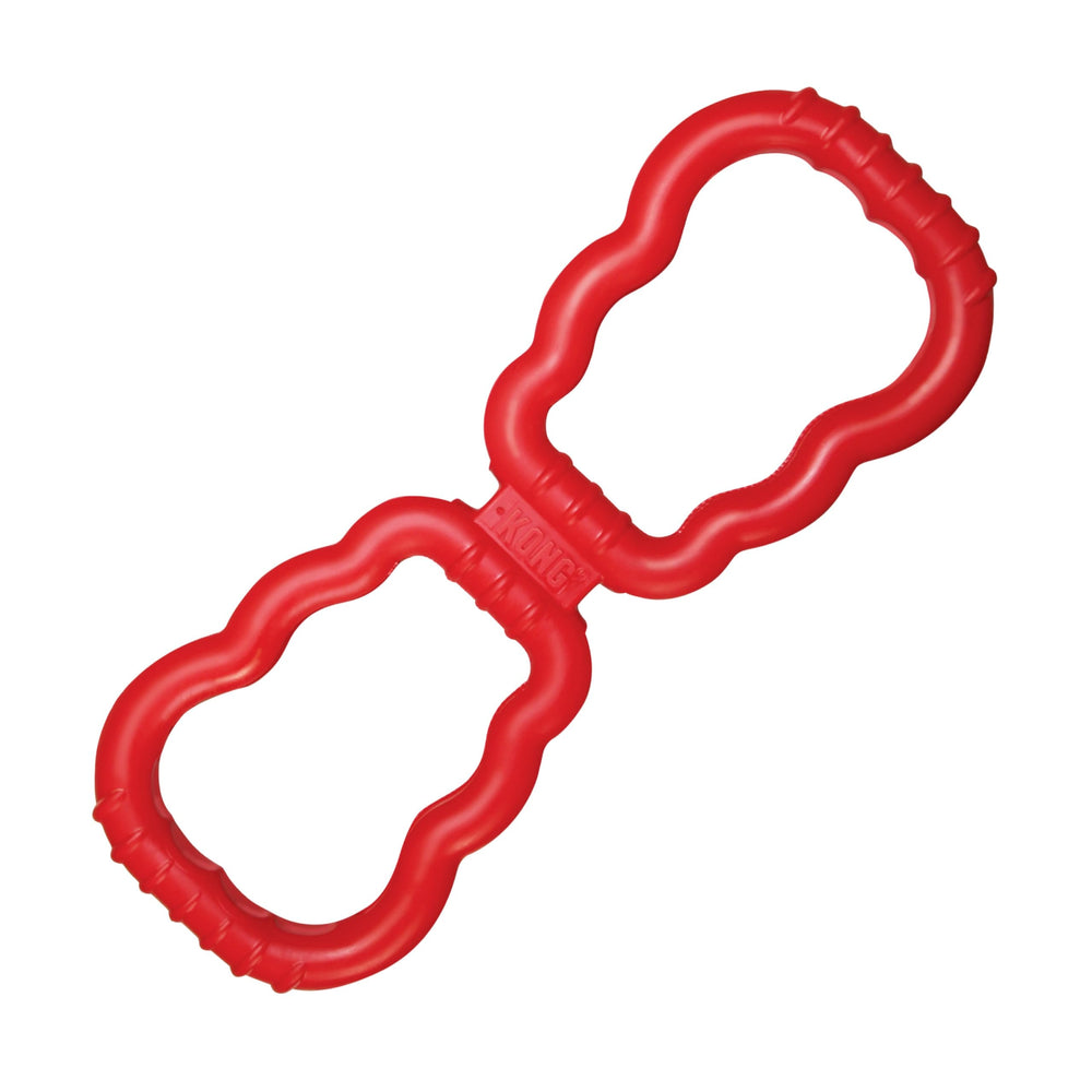 Jouet KONG de traction – texture caoutchouc naturel pour une prise ferme.