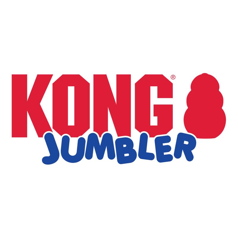 KONG Jumbler Ball: favorise l’activité physique et le lien durant les sessions intérieures ou extérieures.