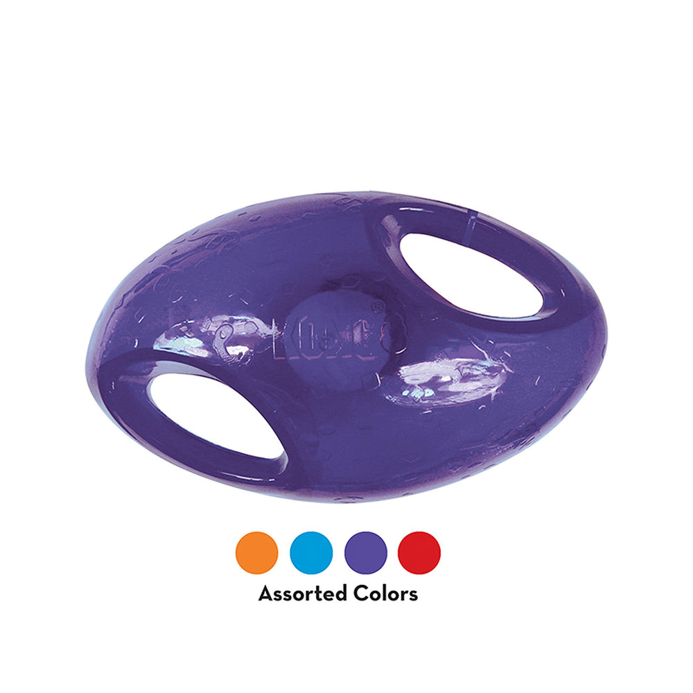 KONG Jumbler Football design robuste, adapté aux chiens de grande taille.