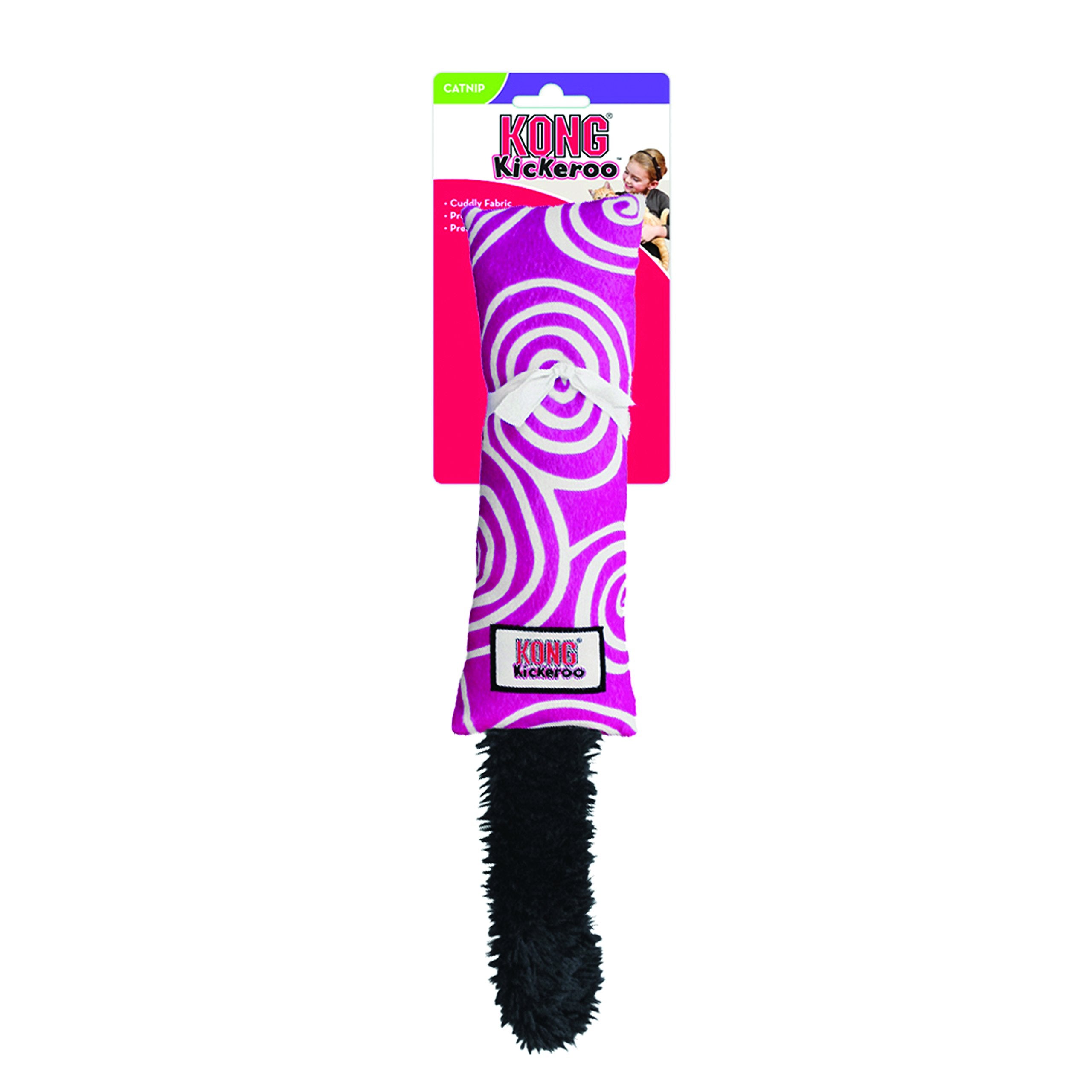 KONG Kickeroo Swirl: herbe à chat premium nord-américaine pour plus de divertissement.