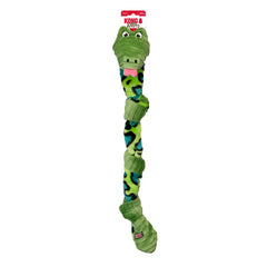 KONG Knots Snake 24po, longue longueur facilitant tirage et jeux actifs.
