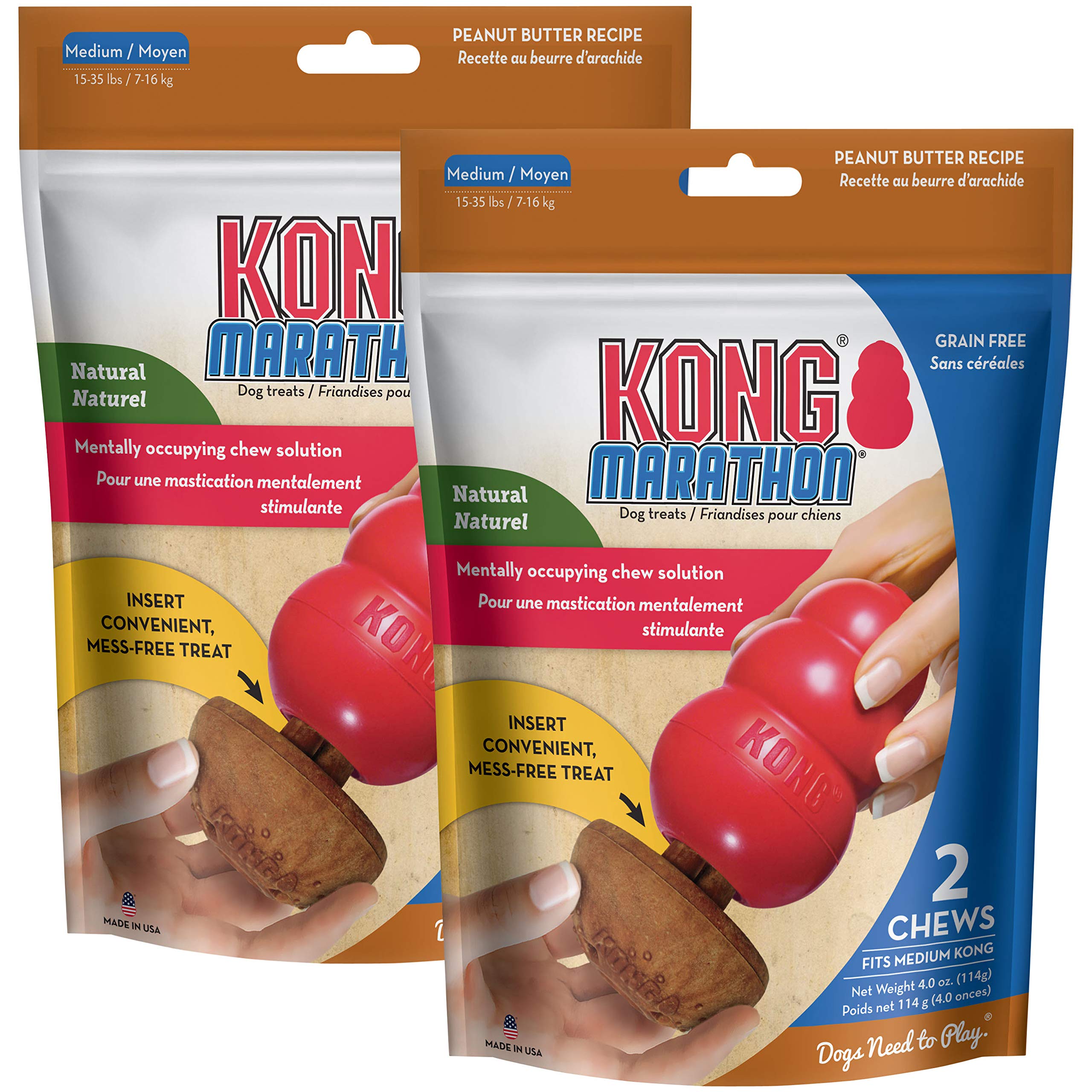 KONG Marathon: paquet gourmandises pour l'entraînement et le jeu.