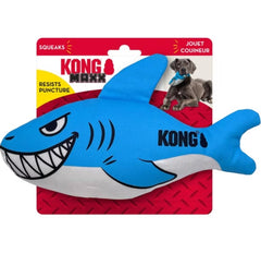 KONG Maxx Ballistic Requin moyen — durable pour sessions de fetch actives.