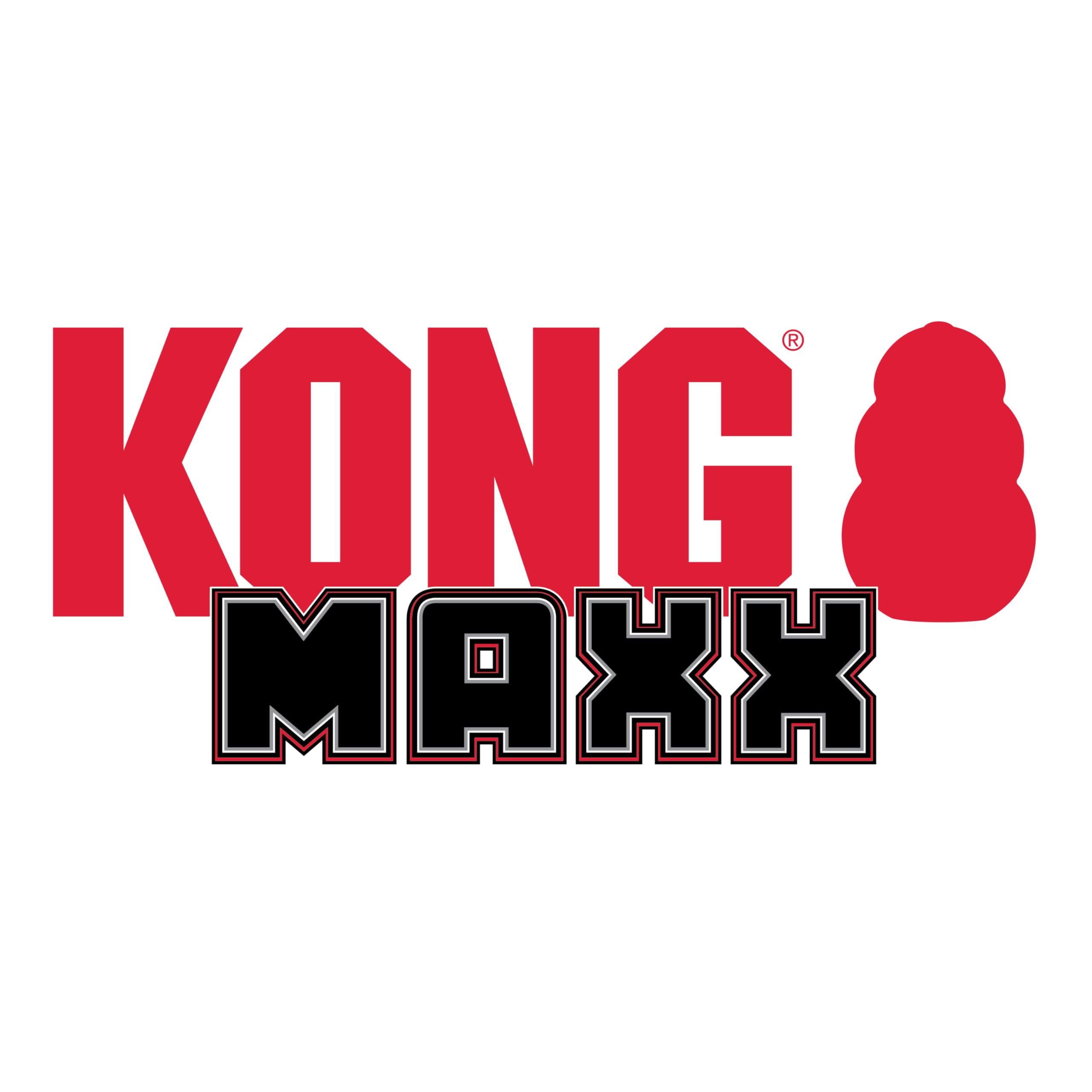 KONG Maxx Ballistic Sifflet intégré — stimule l’engagement lors du jeu.