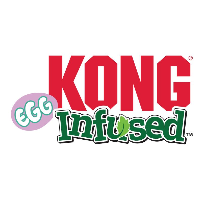 KONG Catnip Œuf Printemps Paques : idéal pour chasse et amusement partagé.