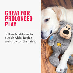 KONG Ours sauvages doux et durables pour jeux quotidiens.