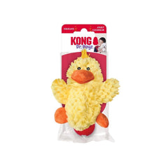 KONG Platy Duck sans bourrage, peluche sûre pour chiens.