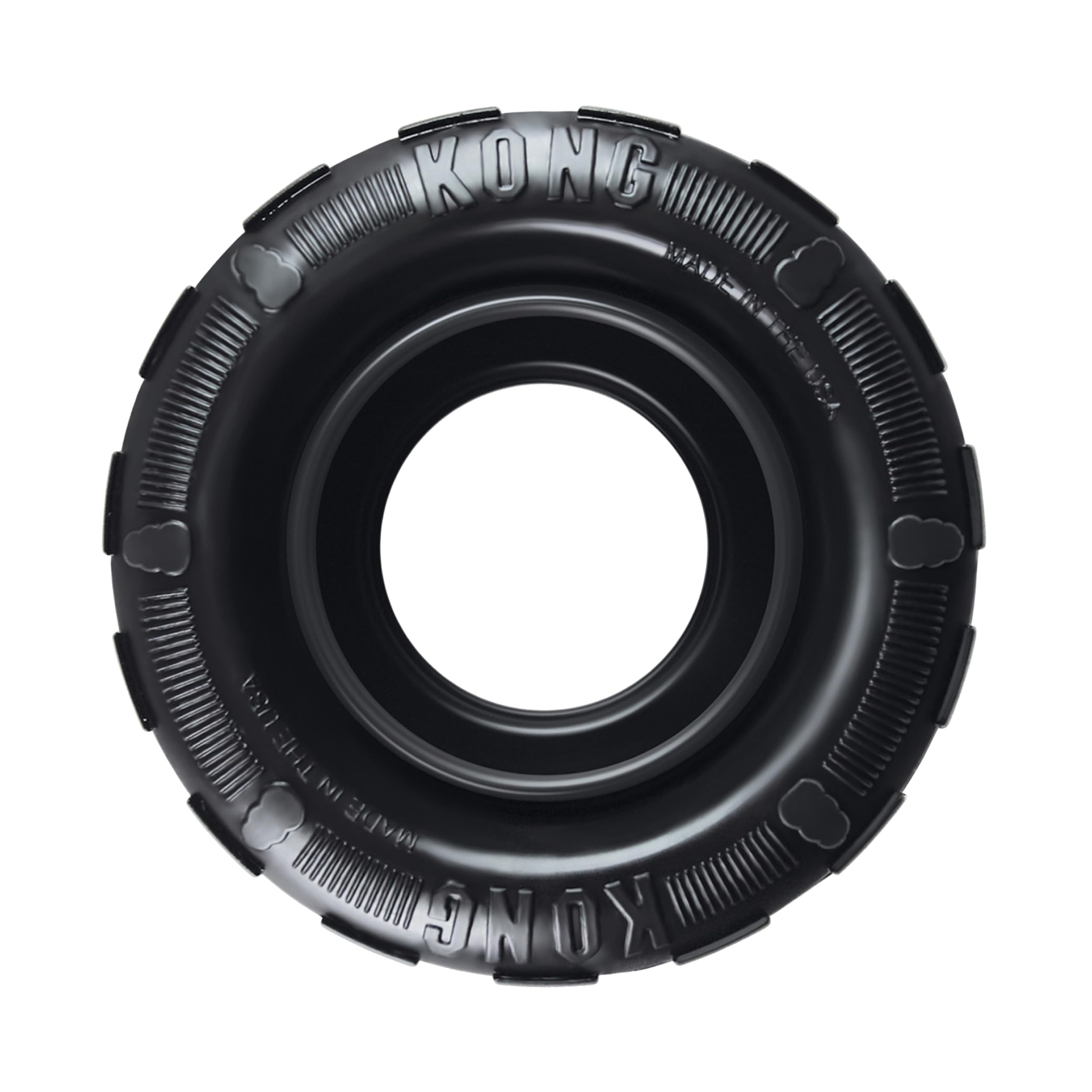 KONG Pneus Extrêmes : caoutchouc naturel durable pour mâchoires actives.