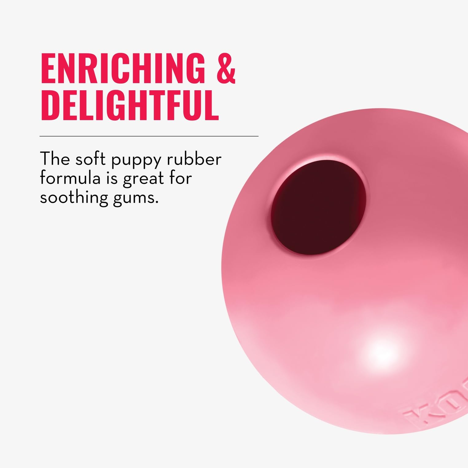 Jouet interactif KONG, stimulation physique et lien avec le chiot.