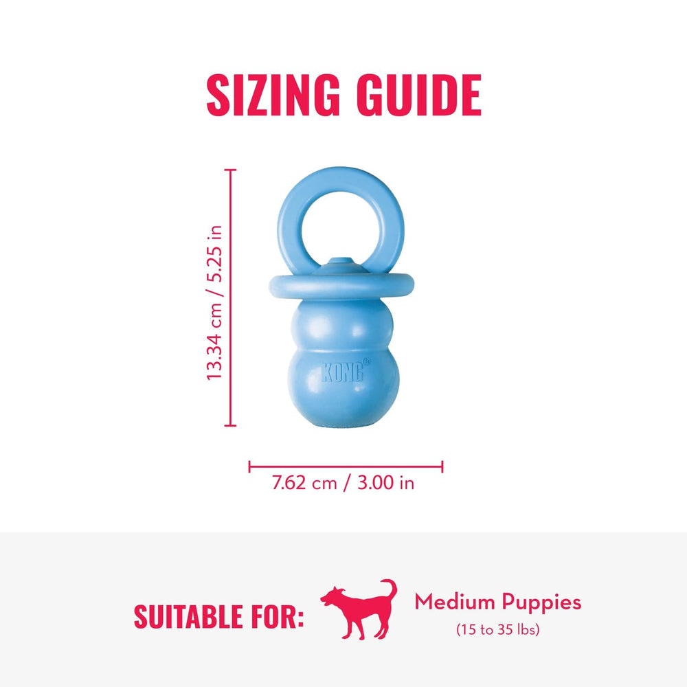 KONG Puppy Binkie intérieur creux pour remplir friandises et stimuler l’esprit