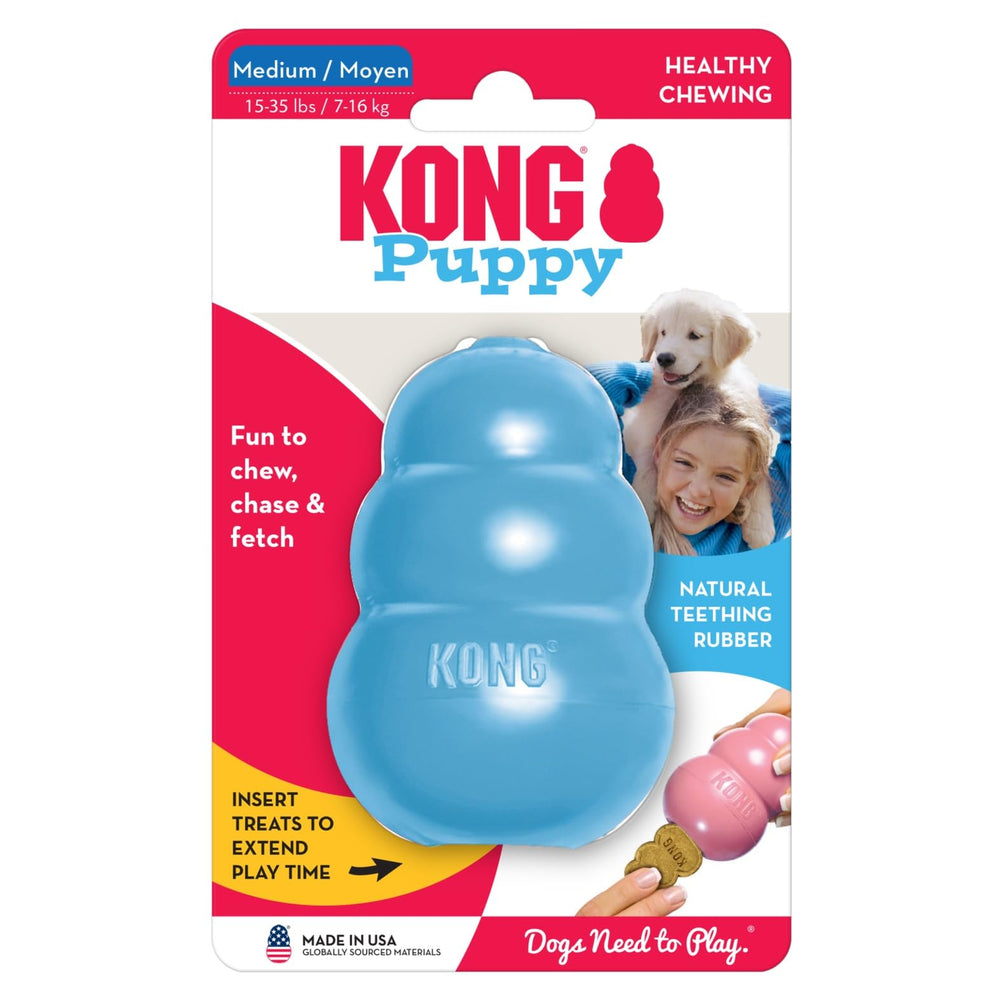 KONG Puppy entrainement en caisse: occupe le chiot avec des friandises.