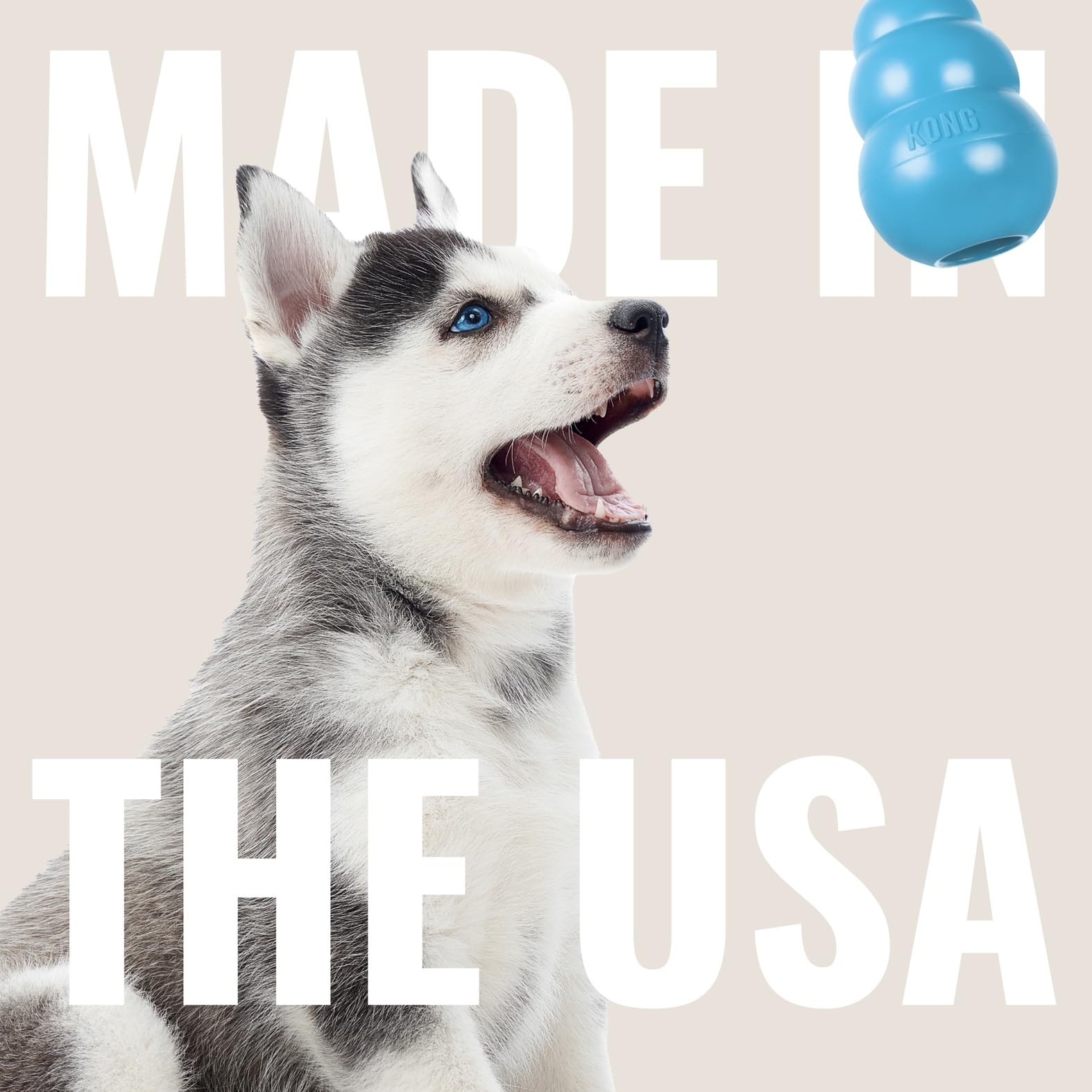 KONG Puppy, jouet d’activité quotidienne bleu