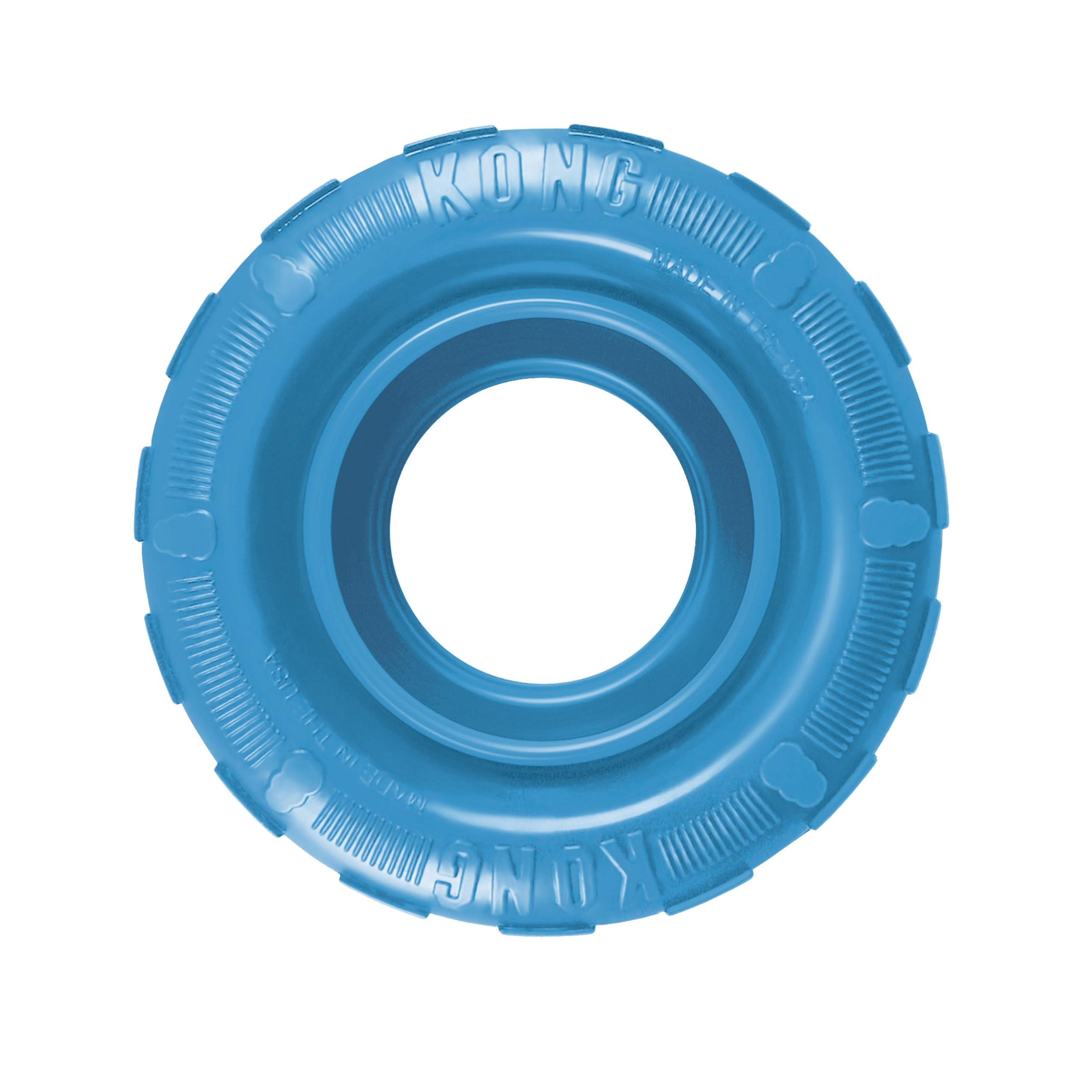 KONG Puppy Tires couleurs aleatoires pour chiot; stimulation mentale sûre.