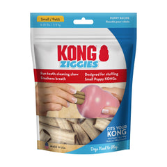 KONG Puppy Ziggies soutiennent dentition et haleine.