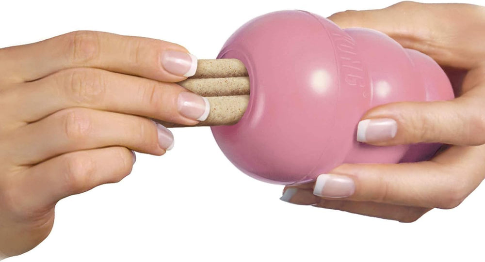 KONG Puppy Ziggies, stimulation mentale prolongée avec le jouet Puppy.