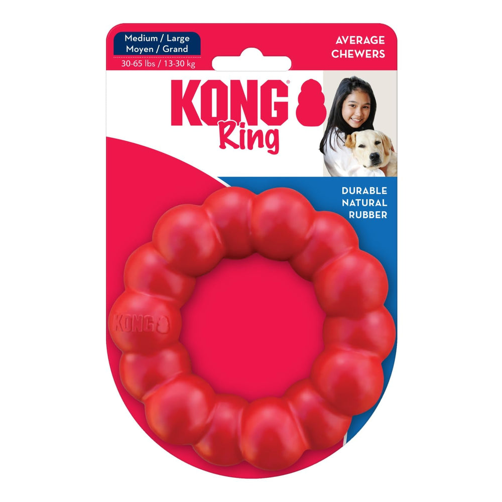 KONG Ring entretien dents et gencives: mastication contrôlée et répétée.