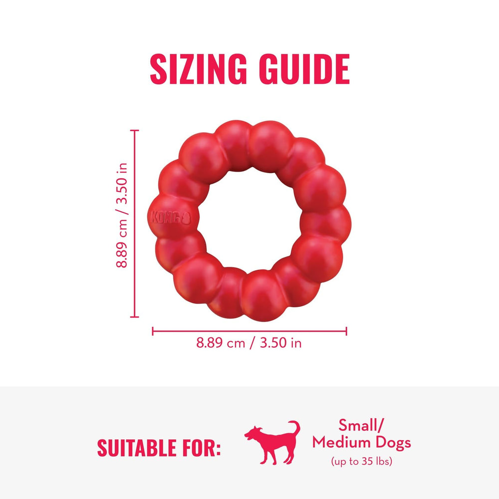 KONG Ring conçu pour soutenir des habitudes de mastication chez les petits chiens