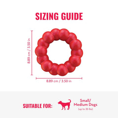 KONG Ring conçu pour soutenir des habitudes de mastication chez les petits chiens