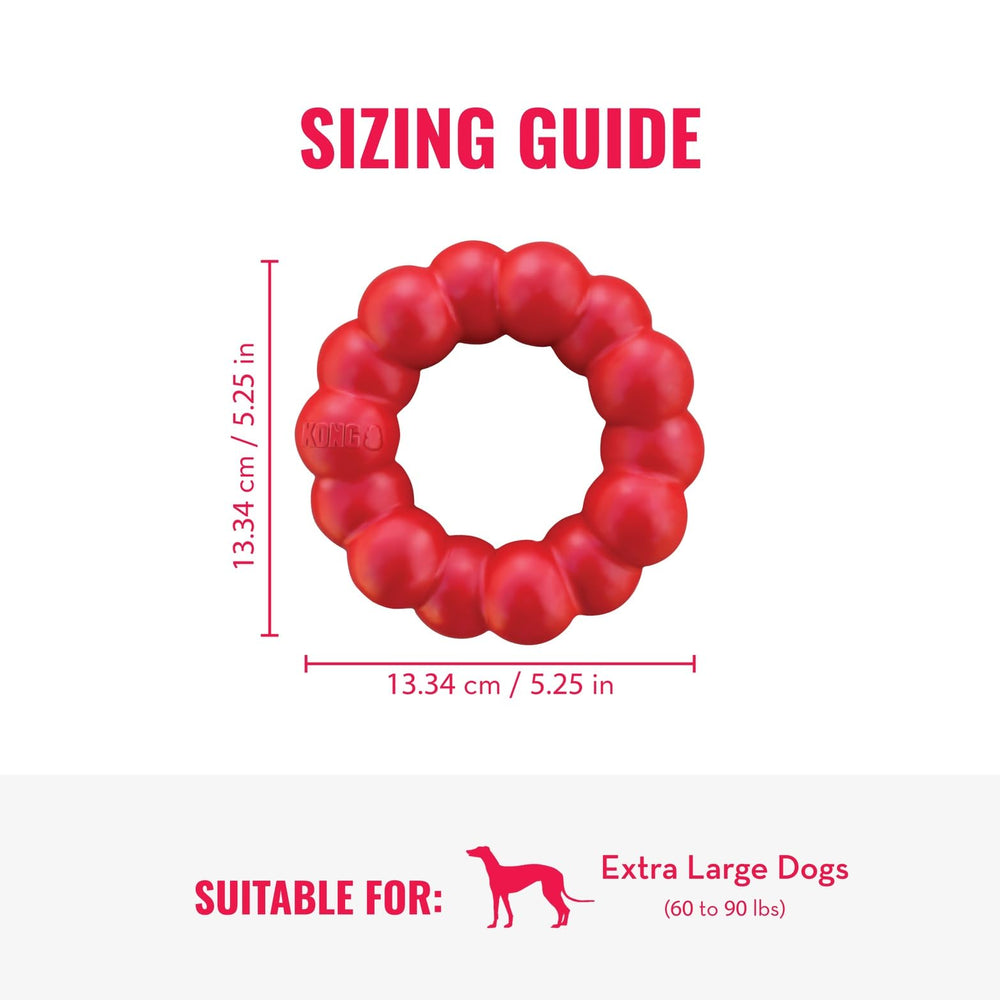 KONG Ring XL offre une surface de mastication guidée.