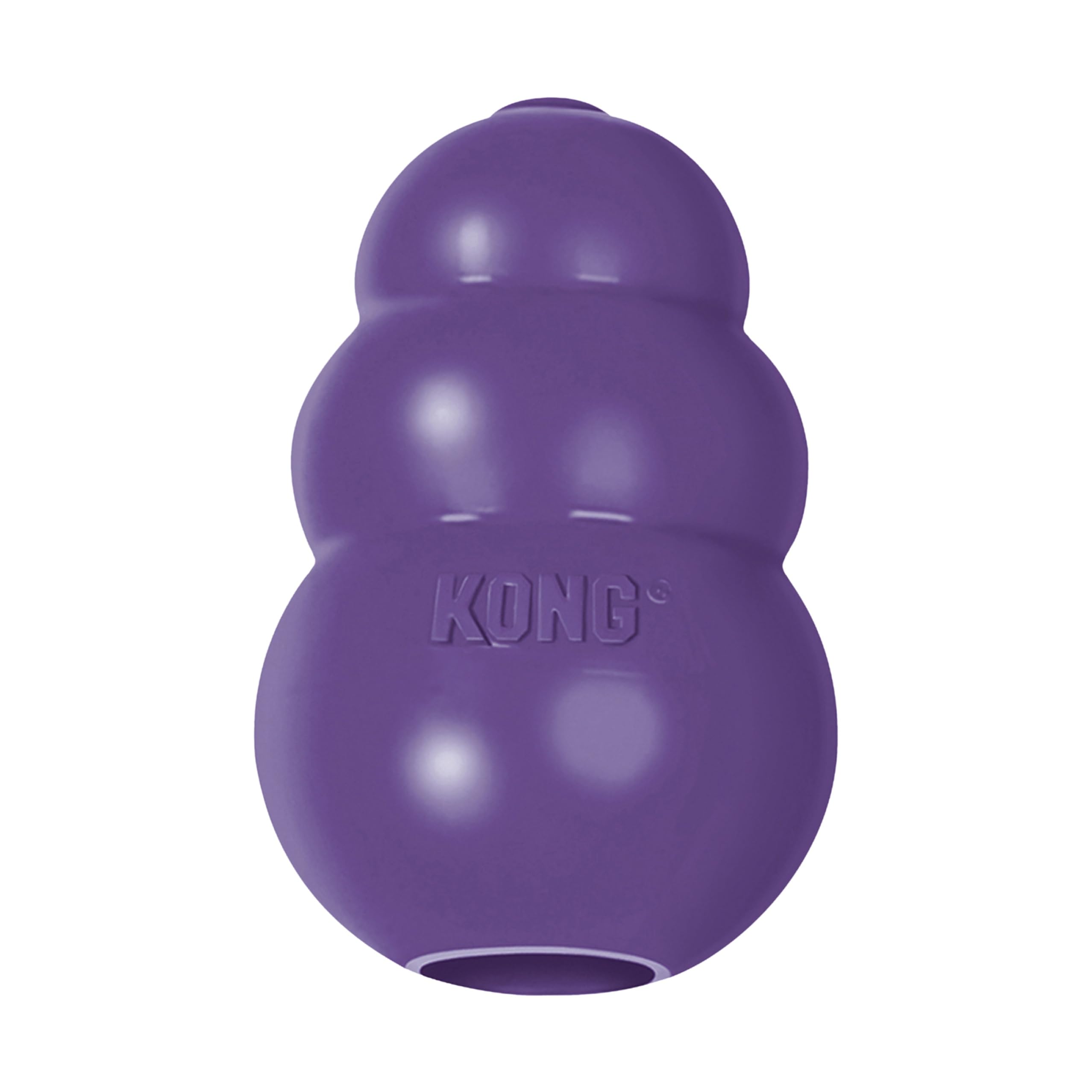 KONG Senior balle en caoutchouc naturel pour mâcher en douceur.