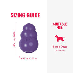 KONG Senior remplissable beurre arachide pour stimulation et gourmandise.