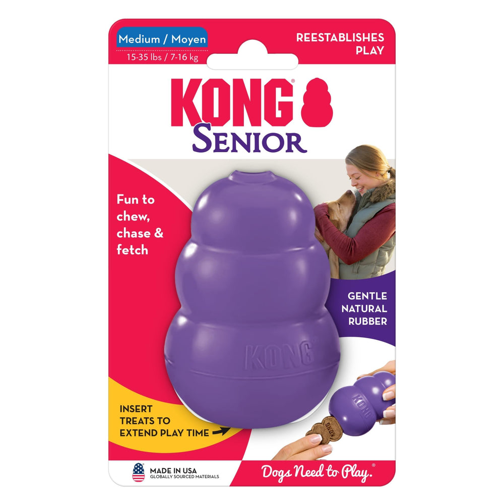KONG Senior idéal pour jeux intérieurs et extérieurs.