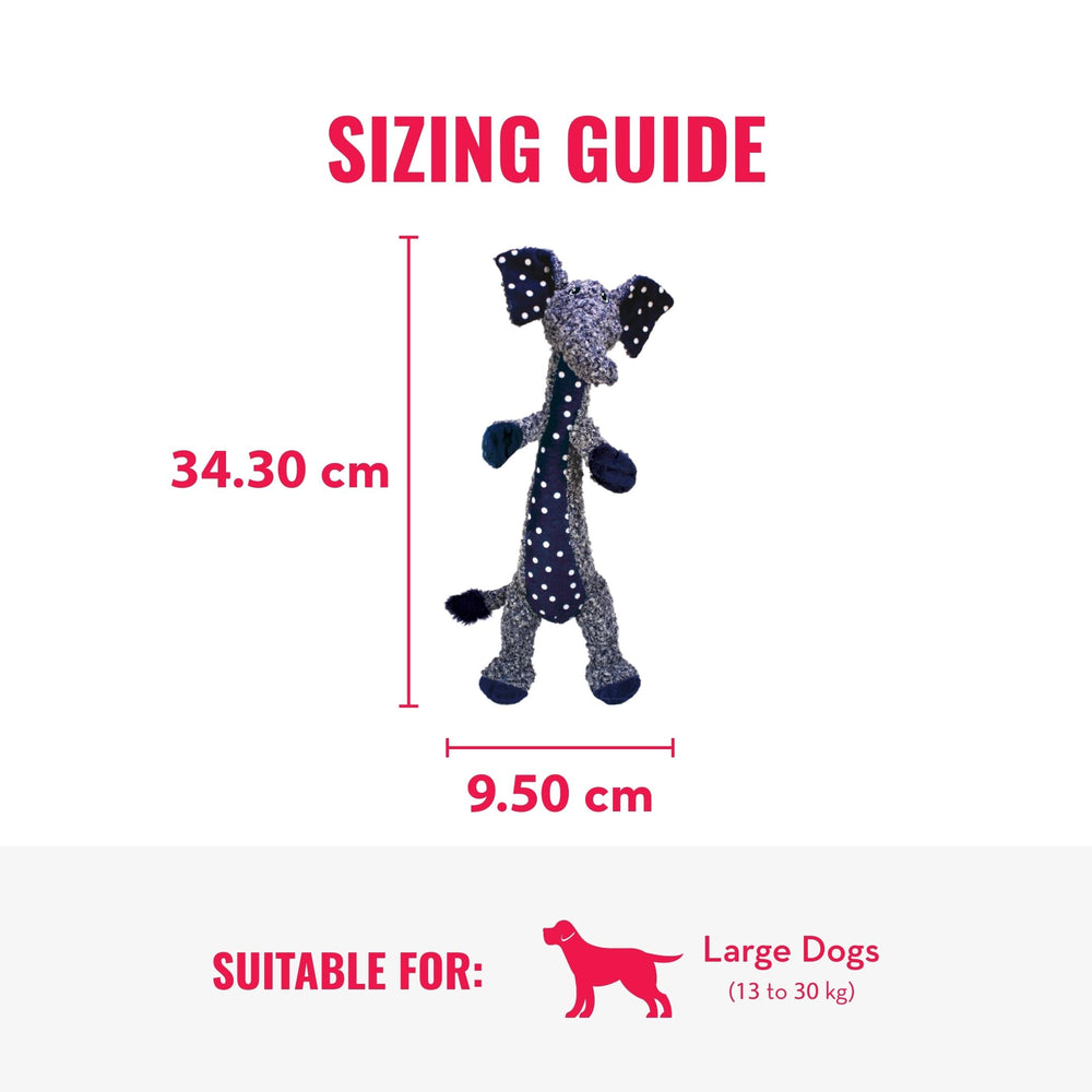 KONG Shakers Luvs Elephant bras-ouverts, conçu pour tir et rapport