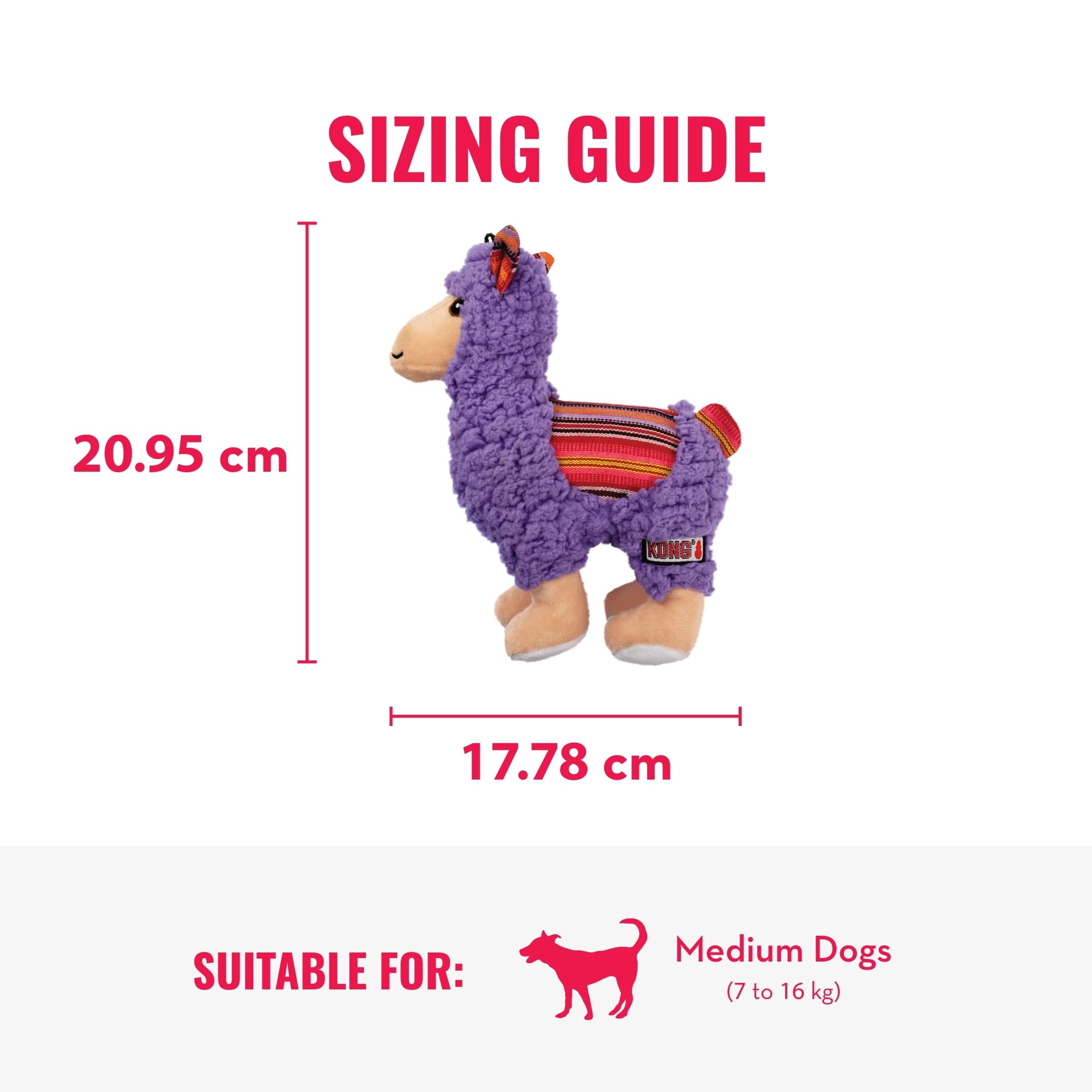 Jouet Sherps KONG avec couineur pour stimuler l’amusement et l’interaction