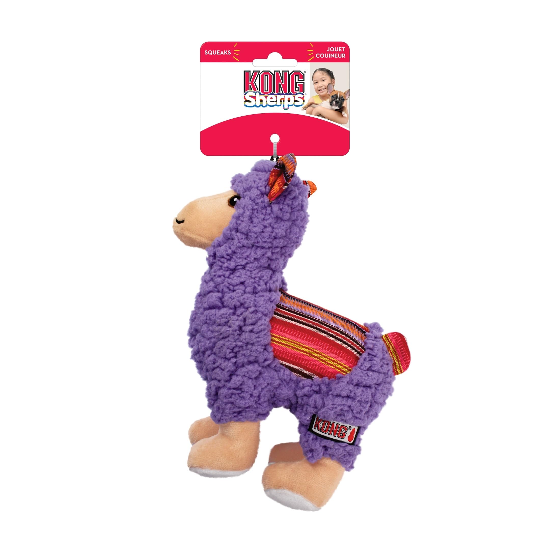 Jouet KONG Sherps chien en intérieur parfait pour séances de jeu