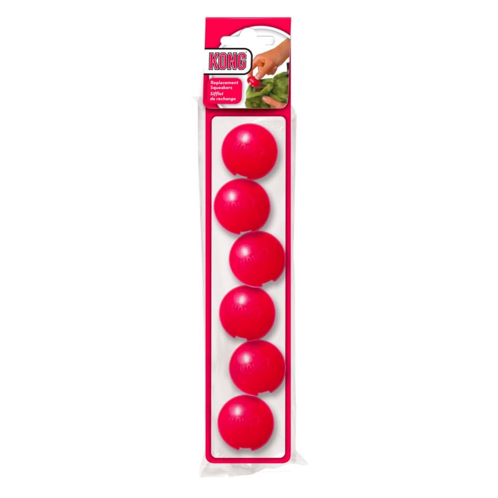 KONG sifflets de remplacement pour peluche, prolongez le cri du jouet préféré de votre chien.