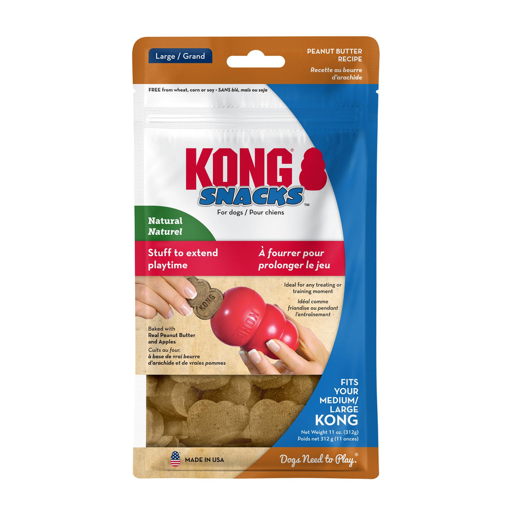 KONG Snacks Bacon et Fromage – croquant parfait pour sessions de jeu et motivation.