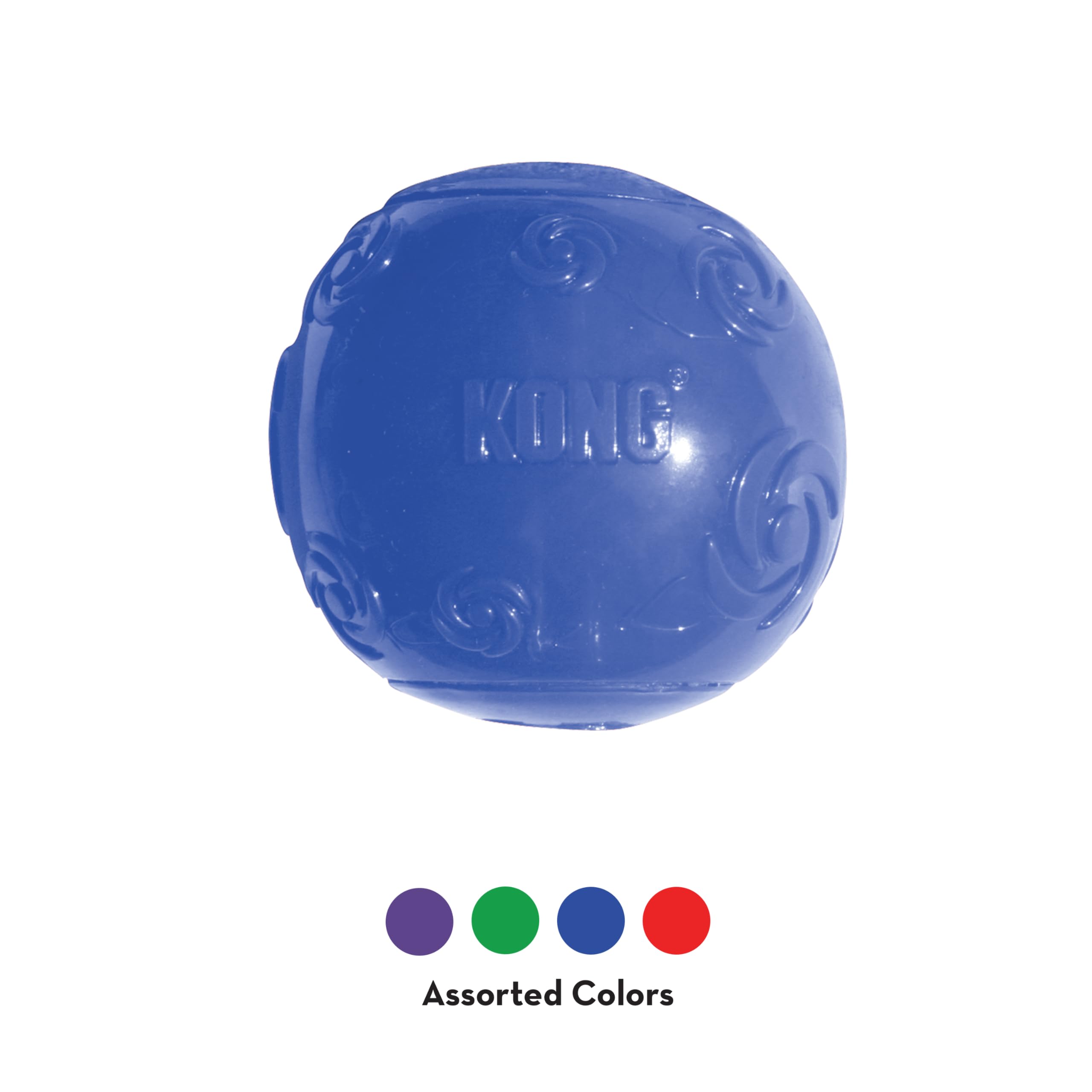 KONG Squeezz Ball XL utilisation intérieure et extérieure durable.