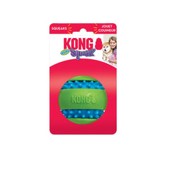 KONG Squeezz Goomz Ball LG, picots stimulants pour massage léger des gencives.