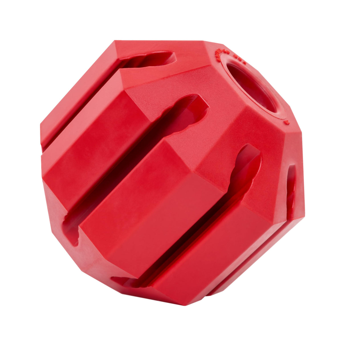 KONG Stuff-A-Ball, jouet durable en caoutchouc naturel, idéal pour chiens moyens.