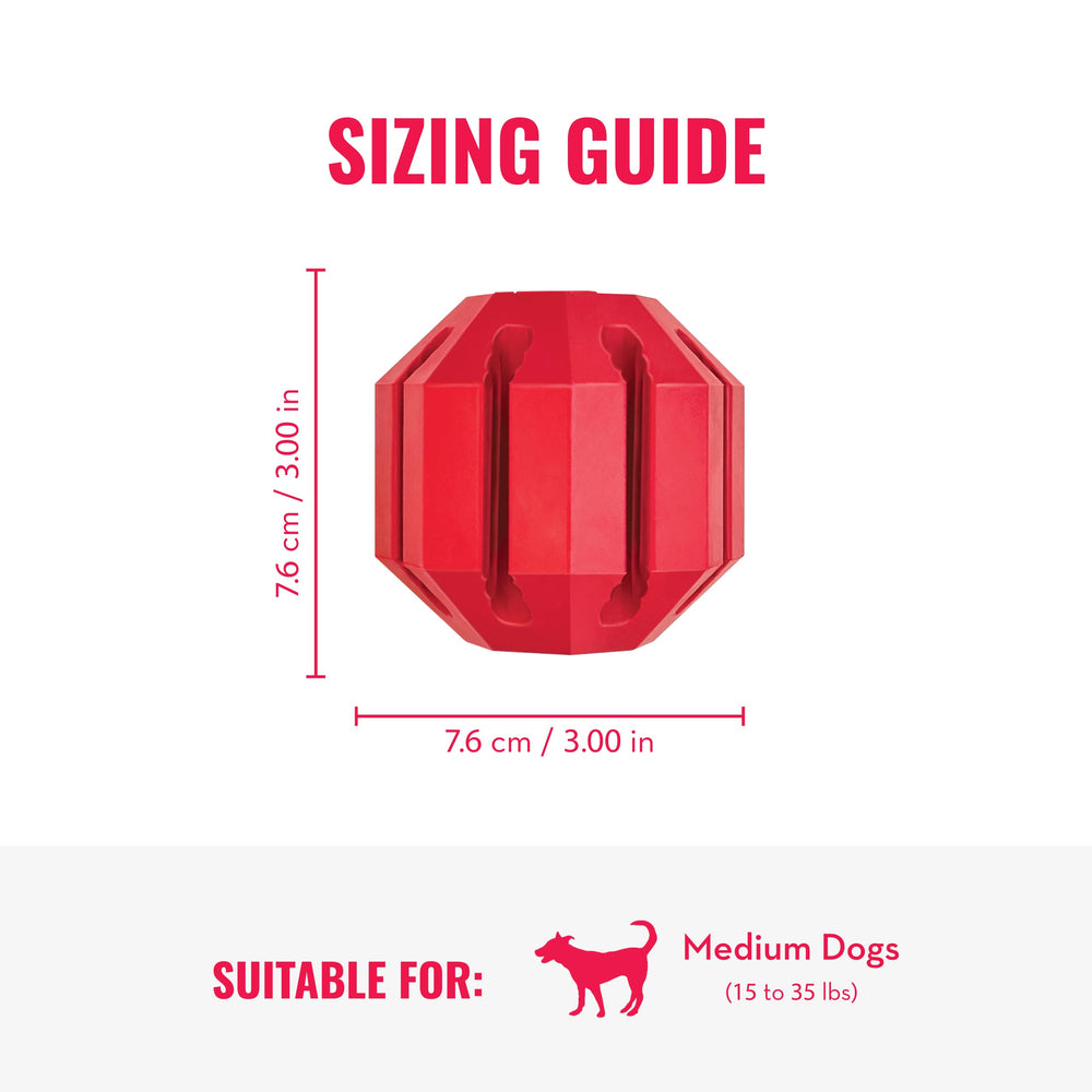 KONG Stuff-A-Ball, remplissage gourmand, stimule et régaler votre chien.