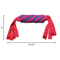 KONG Tugga Wubba, nylon durable, jouet tactile pour chiens lors des sessions de jeu.