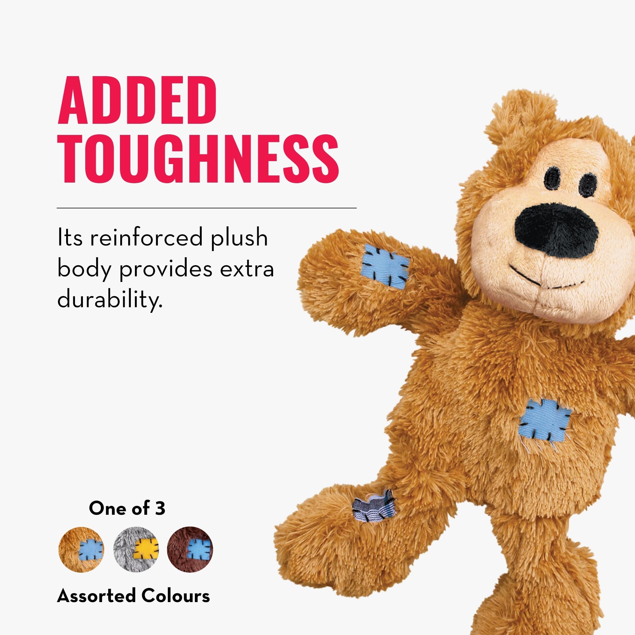 KONG Wild Knots Bears: coloris variés pour tous les chiens