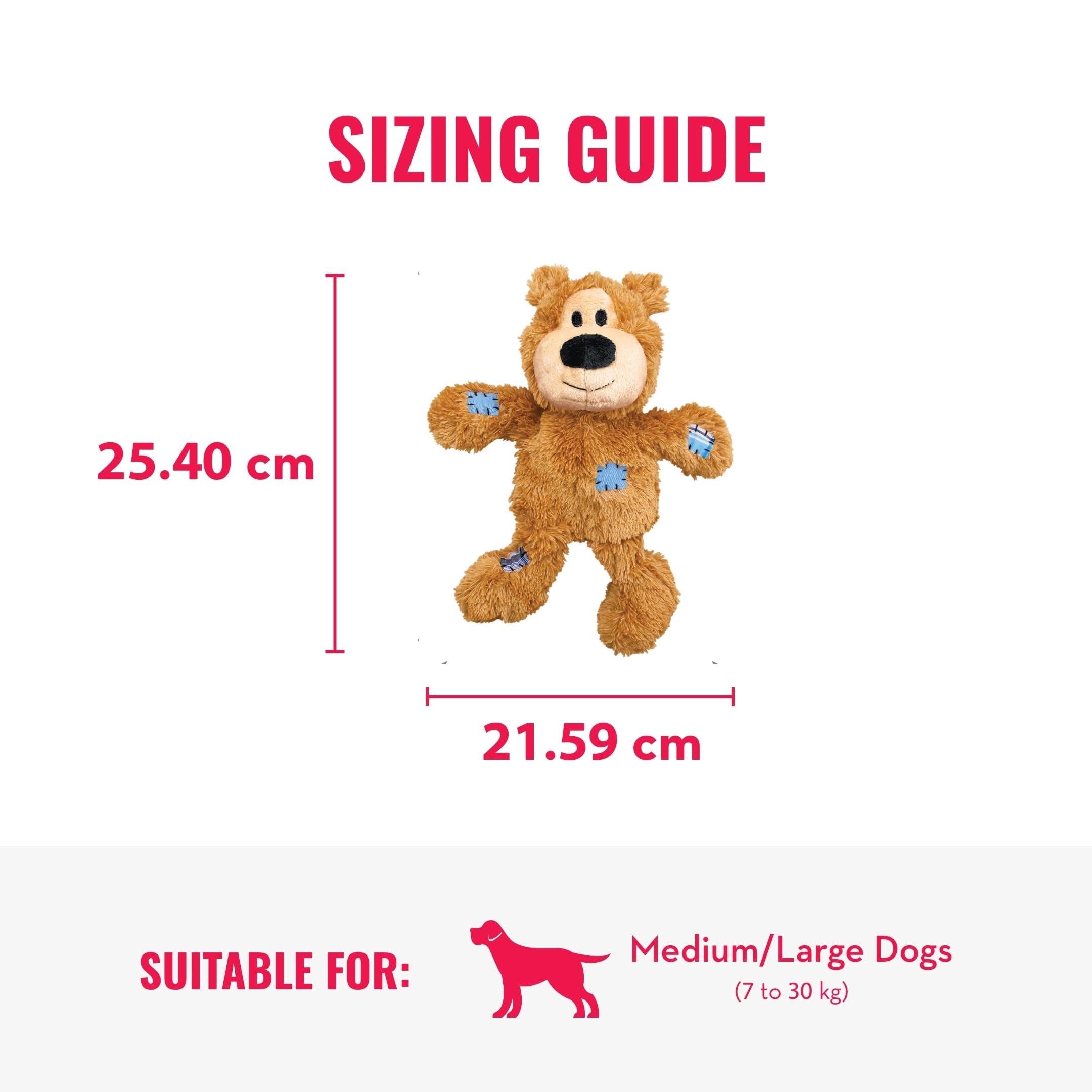 KONG Wild Knots Bears: peu de rembourrage pour moins de dégâts
